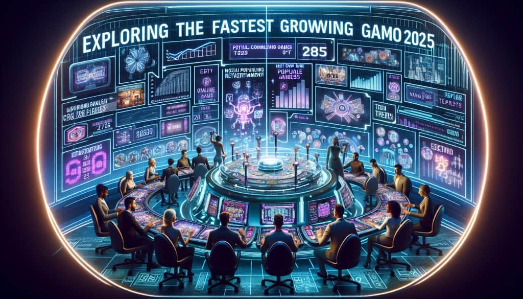 Pregled najbrže rastućih igara u casinima 2025.