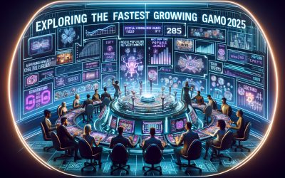 Pregled najbrže rastućih igara u casinima 2025.